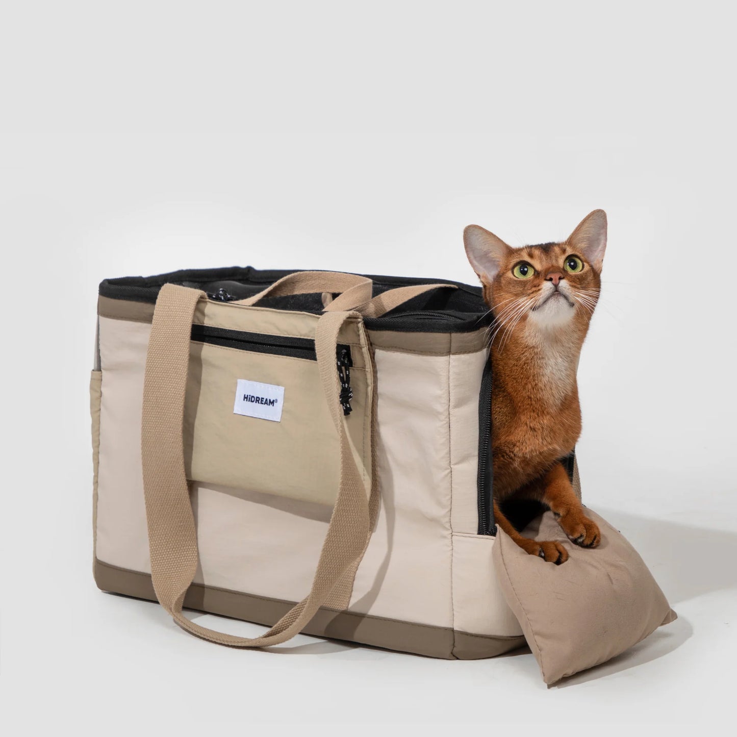 HiDREAM Pet Carrier Breathable Soft Travel ShoulderBag